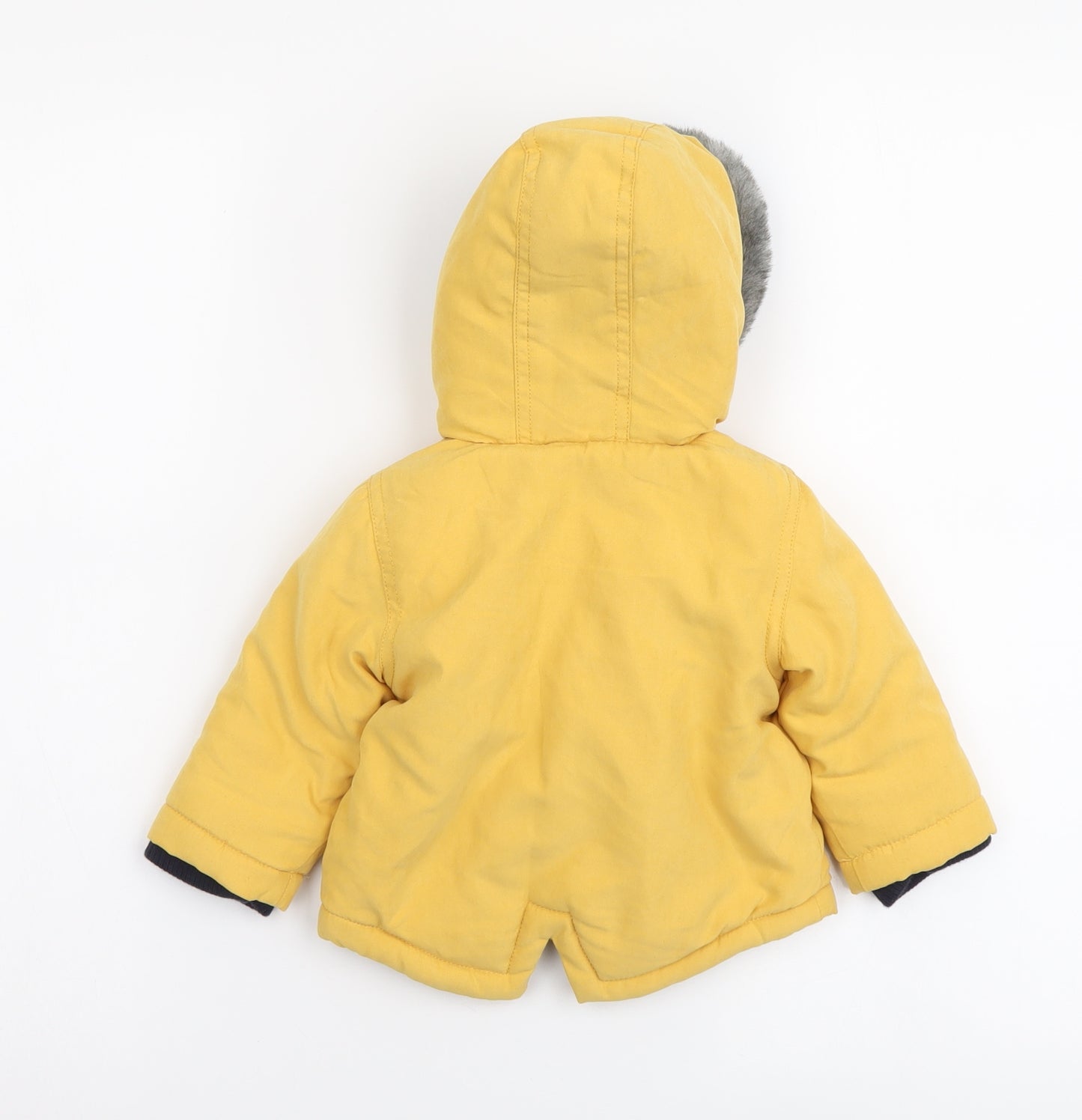 Nutmeg Boys Yellow Jacket Size 3-6 Months Zip