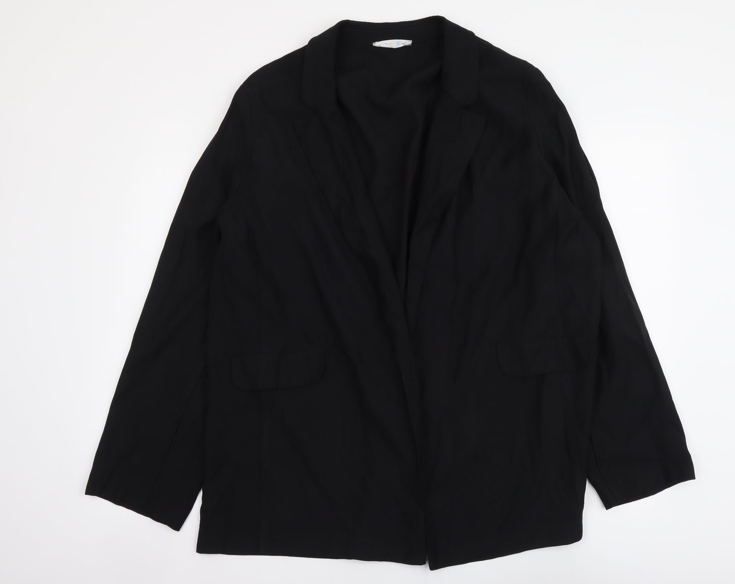 Primark Womens Black Jacket Size 20 Hook & Loop