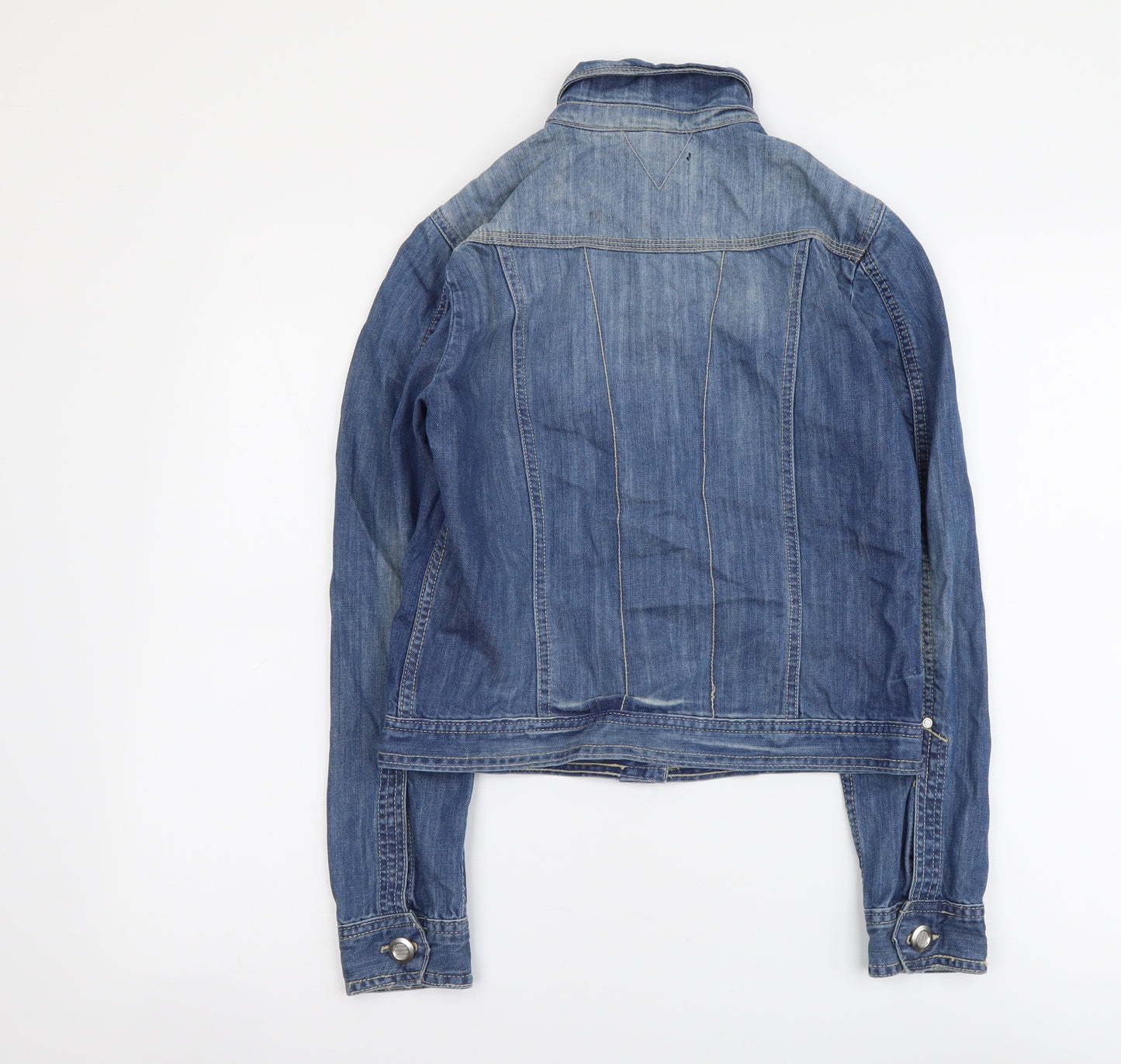 Papaya Womens Blue Jacket Size 12 Button