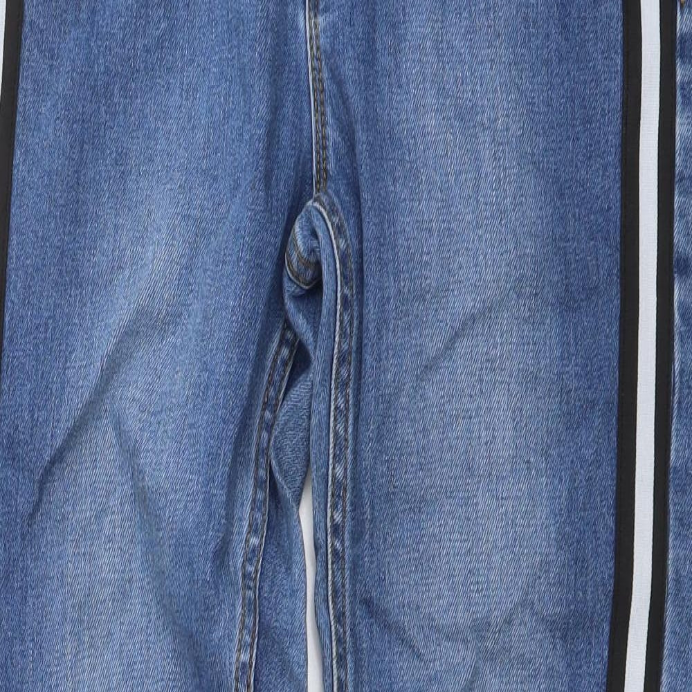 ASOS Mens Blue Cotton Jegging Jeans Size 30 in L30 in Regular Button