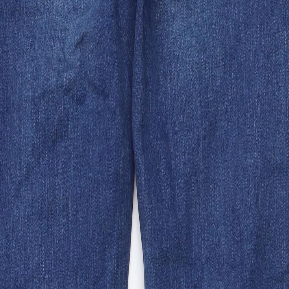 NEXT Boys Blue Cotton Skinny Jeans Size 16 Years Regular Button