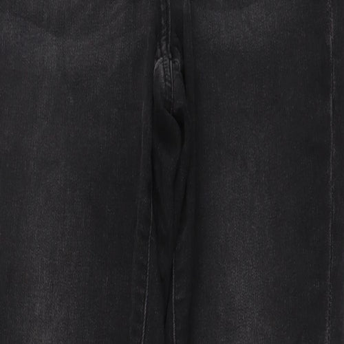 NEXT Womens Grey Cotton Skinny Jeans Size 8 L31 in Regular Button