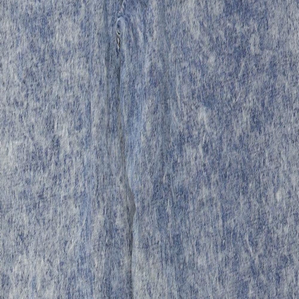 Missguided Womens Blue Cotton Mom Jeans Size 8 L26 in Regular Button