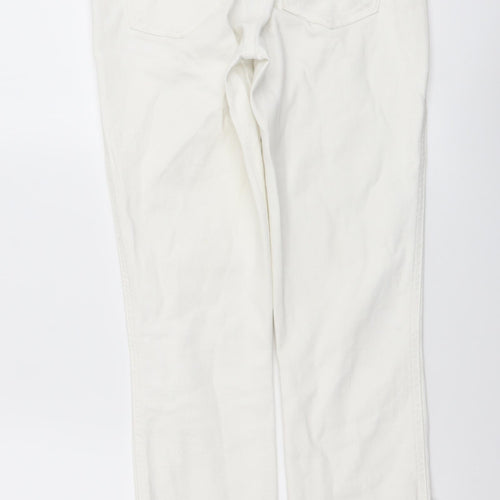 Sanctuary Womens White Cotton Skinny Jeans Size 25 in L26 in Regular Button