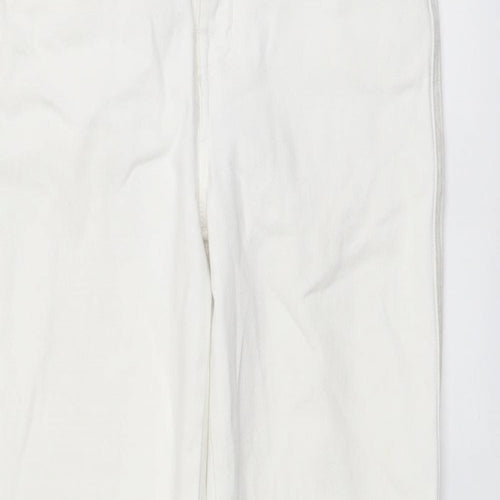 Sanctuary Womens White Cotton Skinny Jeans Size 25 in L26 in Regular Button