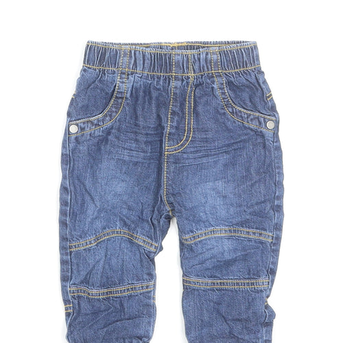 George Baby Blue Cotton Capri Jeans Size 6-9 Months Pullover