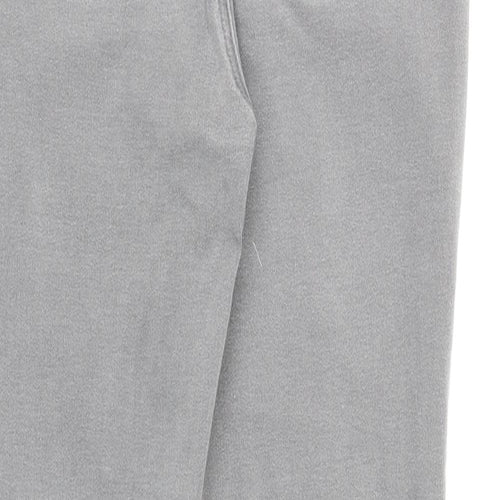 TU Womens Grey Cotton Skinny Jeans Size 12 L27.5 in Regular Zip