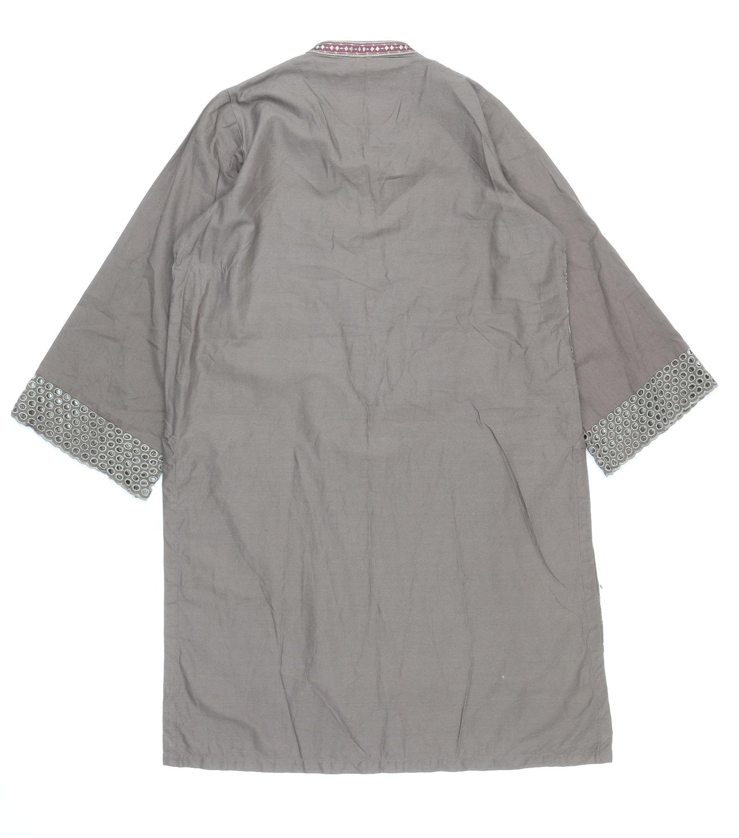 Limelight Womens Brown Floral Polyester Kaftan Size L V-Neck Pullover