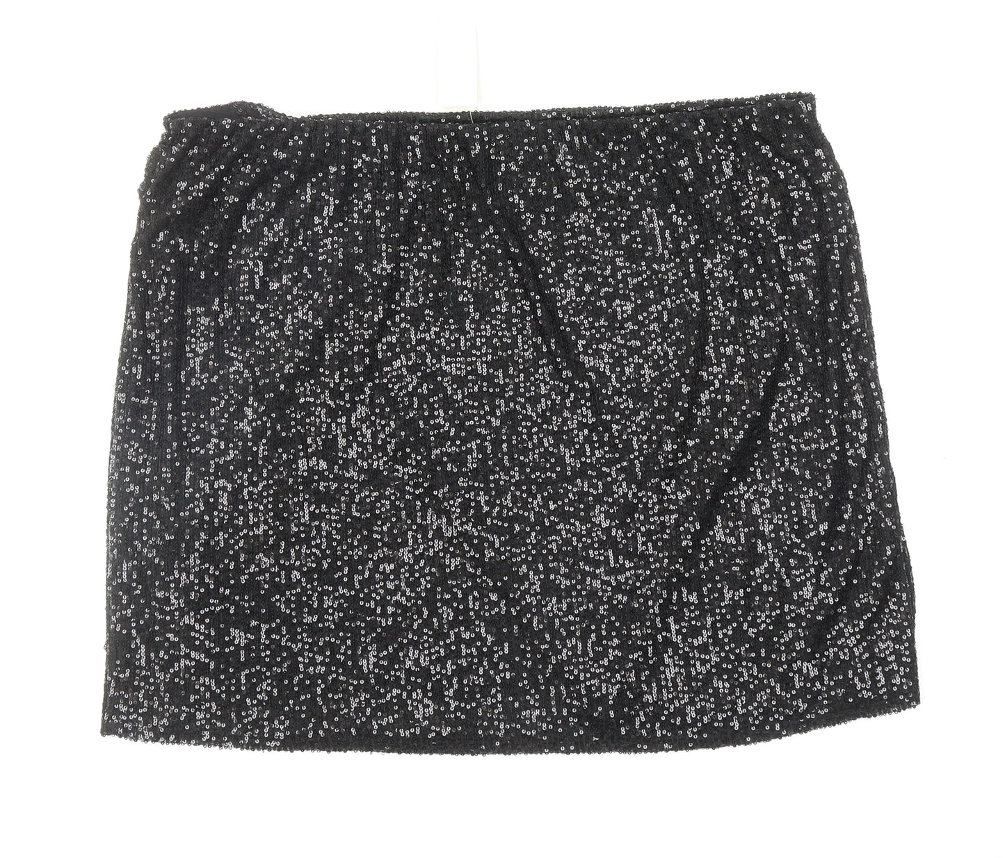 George Womens Black Polyester Wrap Skirt Size 22 Tie