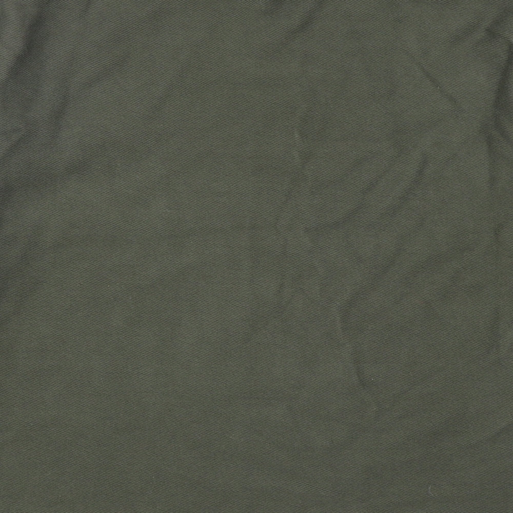 Topman Mens Green Cotton Pullover Sweatshirt Size XS