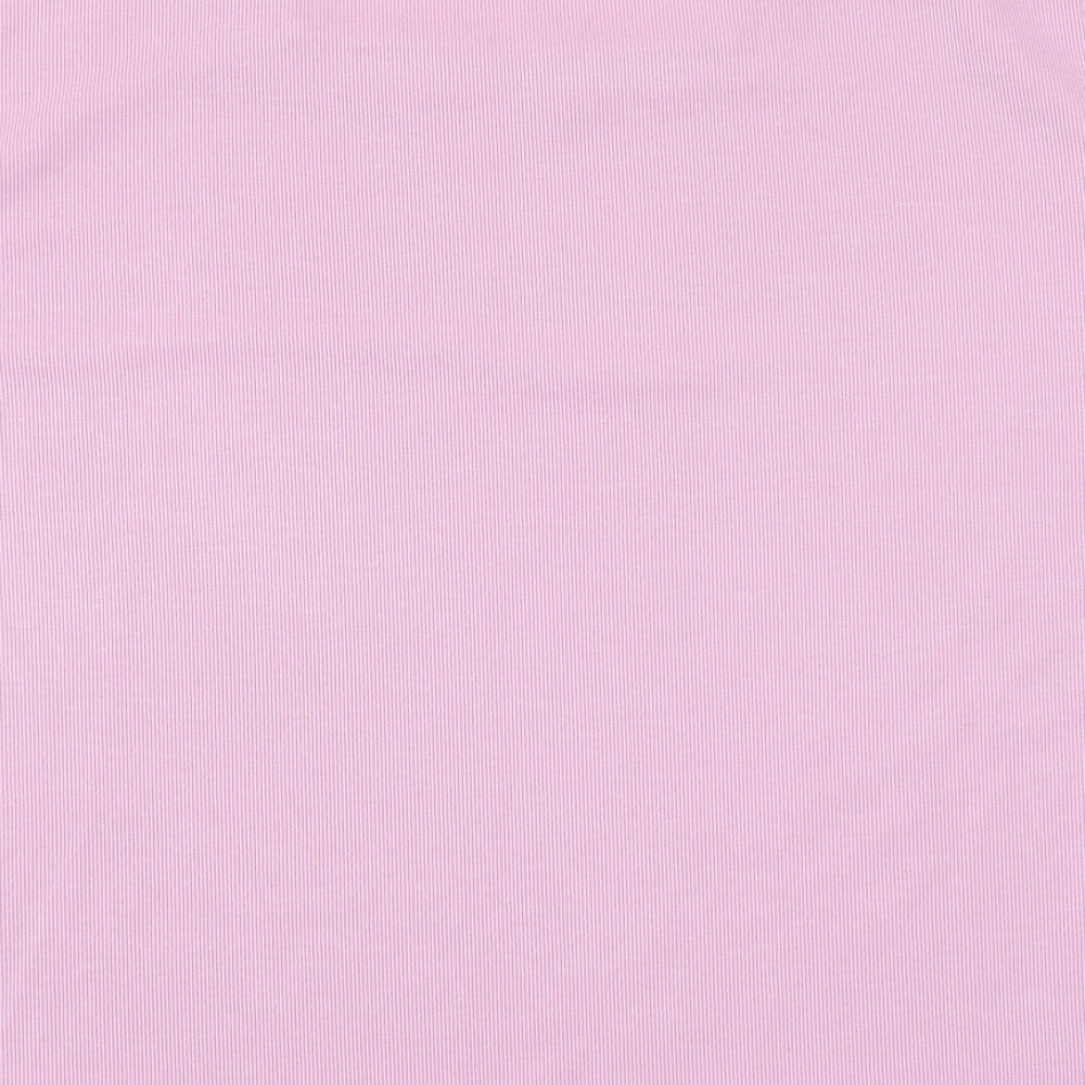 Bonmarché Womens Purple Square Neck Polyester Pullover Jumper Size L