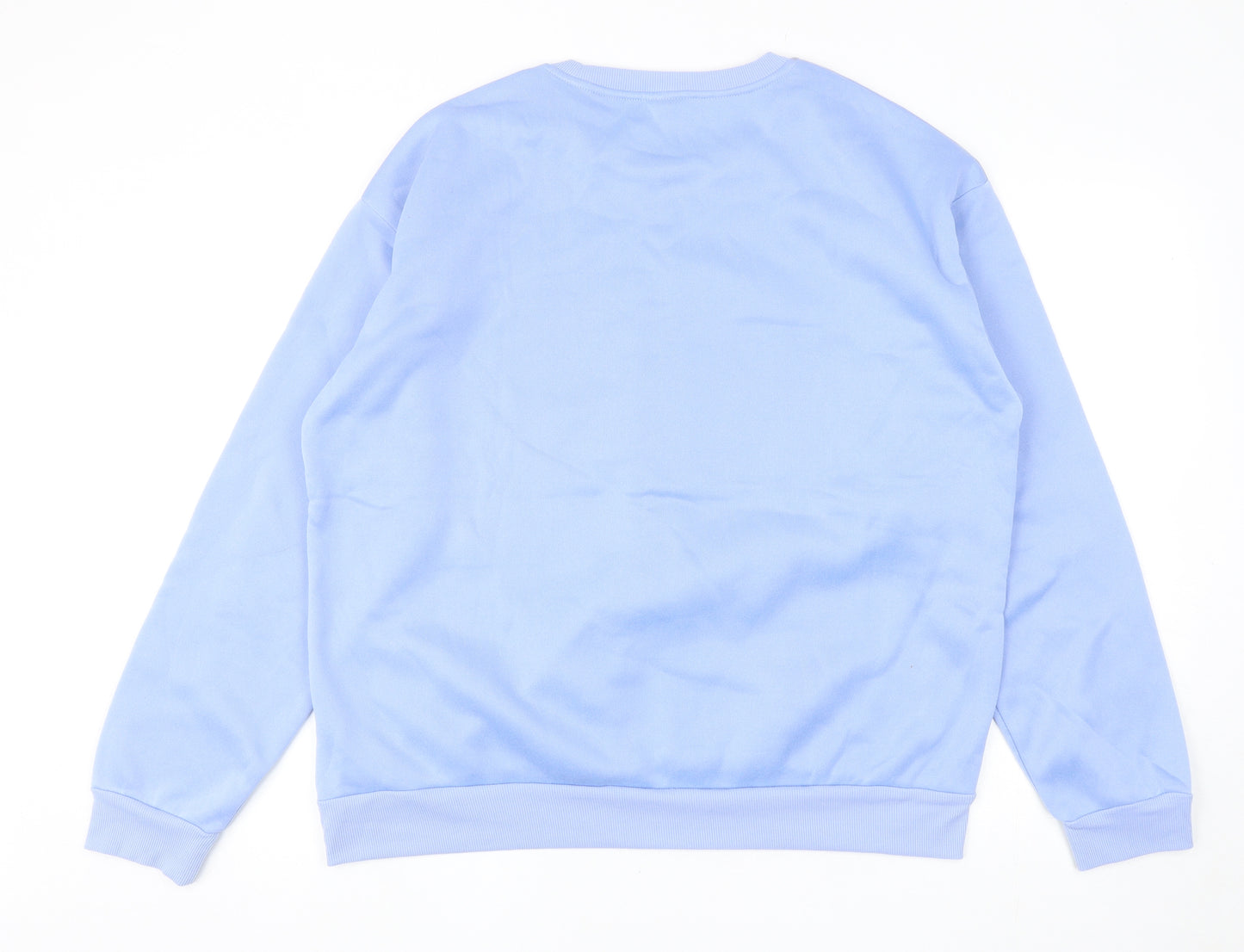 Preworn Womens Blue Polyester Pullover Sweatshirt Size 2XL Pullover - Made In The 70s