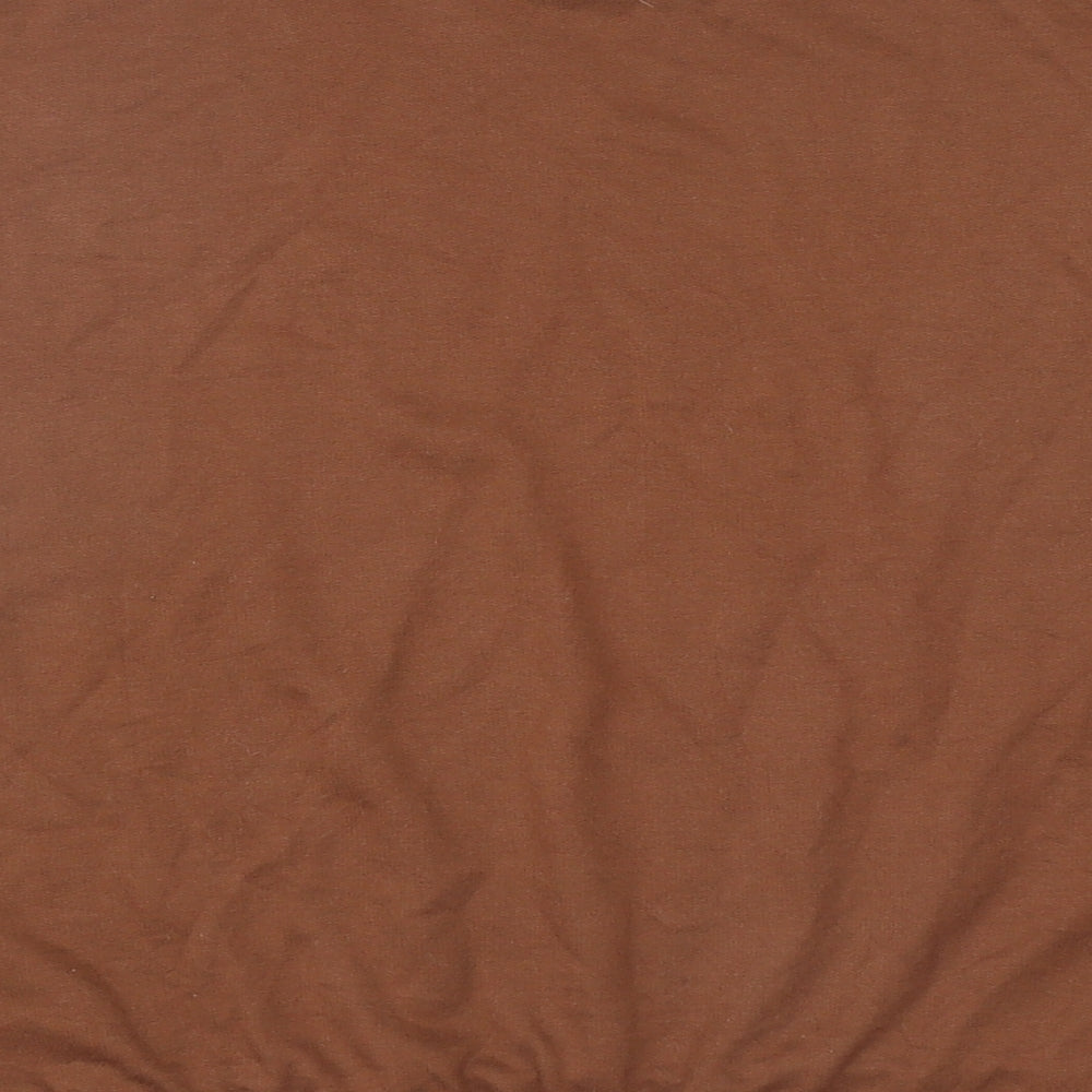 SheIn Girls Brown Polyester Pullover Sweatshirt Size 11-12 Years Pullover - Mushroom