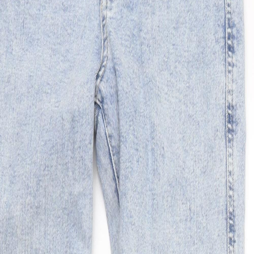 Pull&Bear Womens Blue 100% Cotton Skinny Jeans Size 30 in L29 in Regular Zip