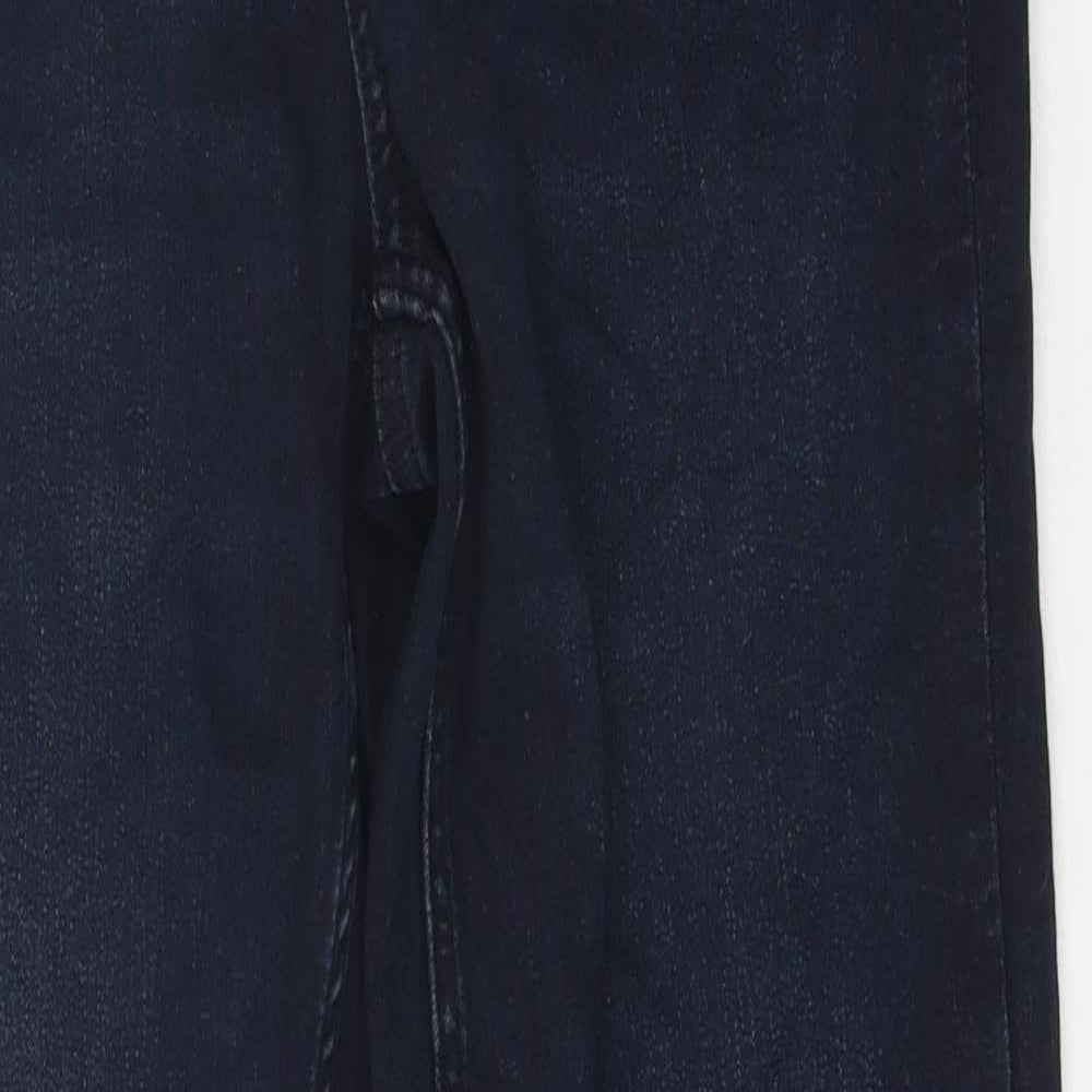 Preworn Womens Blue 100% Cotton Skinny Jeans Size 32 in L28 in Regular Zip