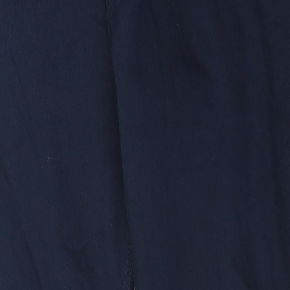 Marks and Spencer Womens Blue 100% Cotton Straight Jeans Size 38 in L29 in Regular Zip