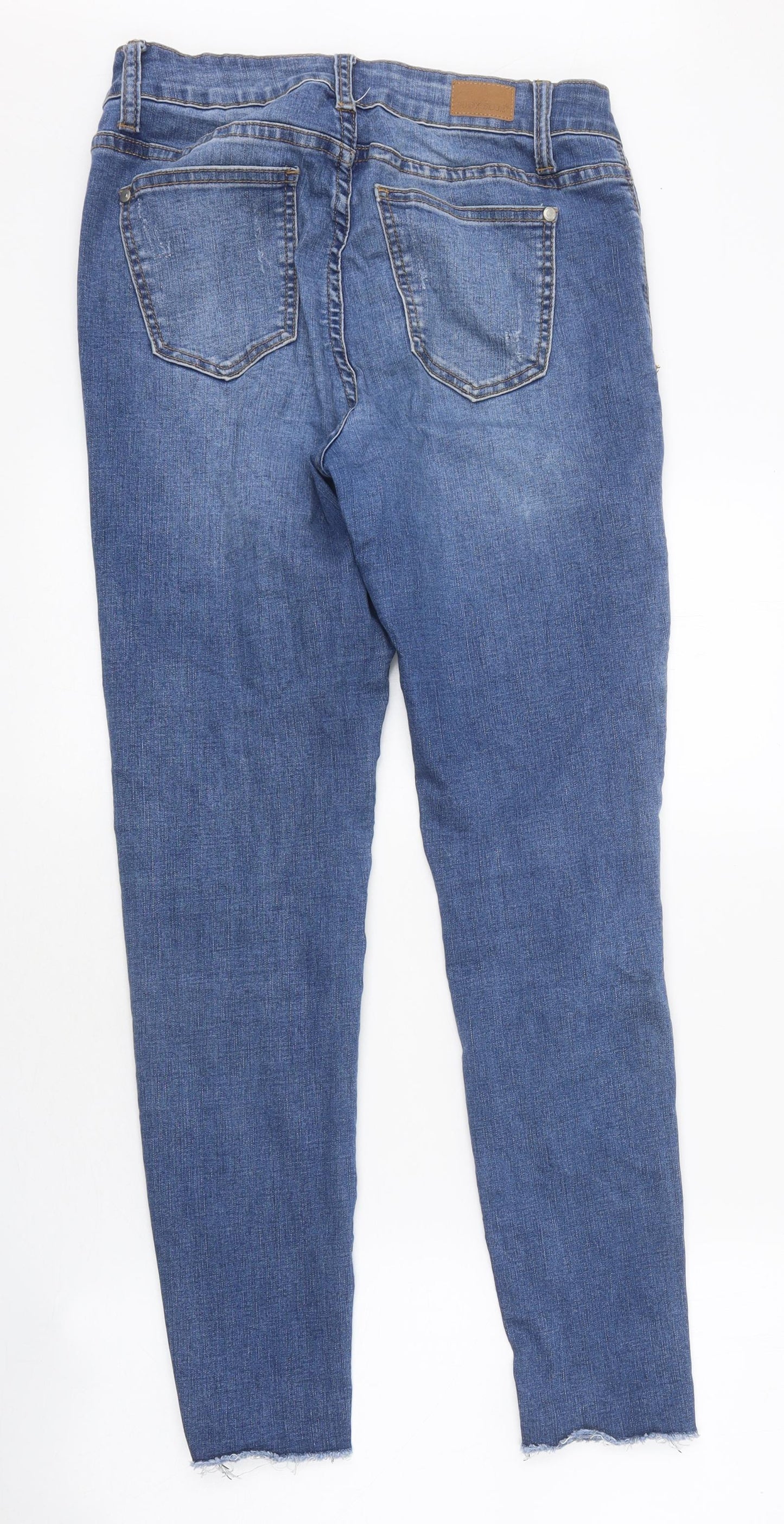 Judy Blue Womens Blue 100% Cotton Skinny Jeans Size 32 in L27 in Regular Zip