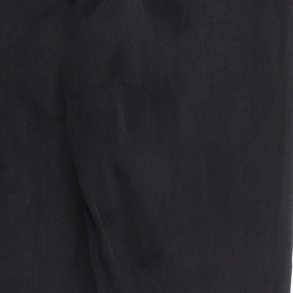 TU Womens Black 100% Cotton Skinny Jeans Size 16 Regular Zip
