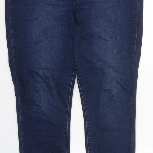 ASOS Womens Blue 100% Cotton Skinny Jeans Size 32 in L32 in Regular Zip