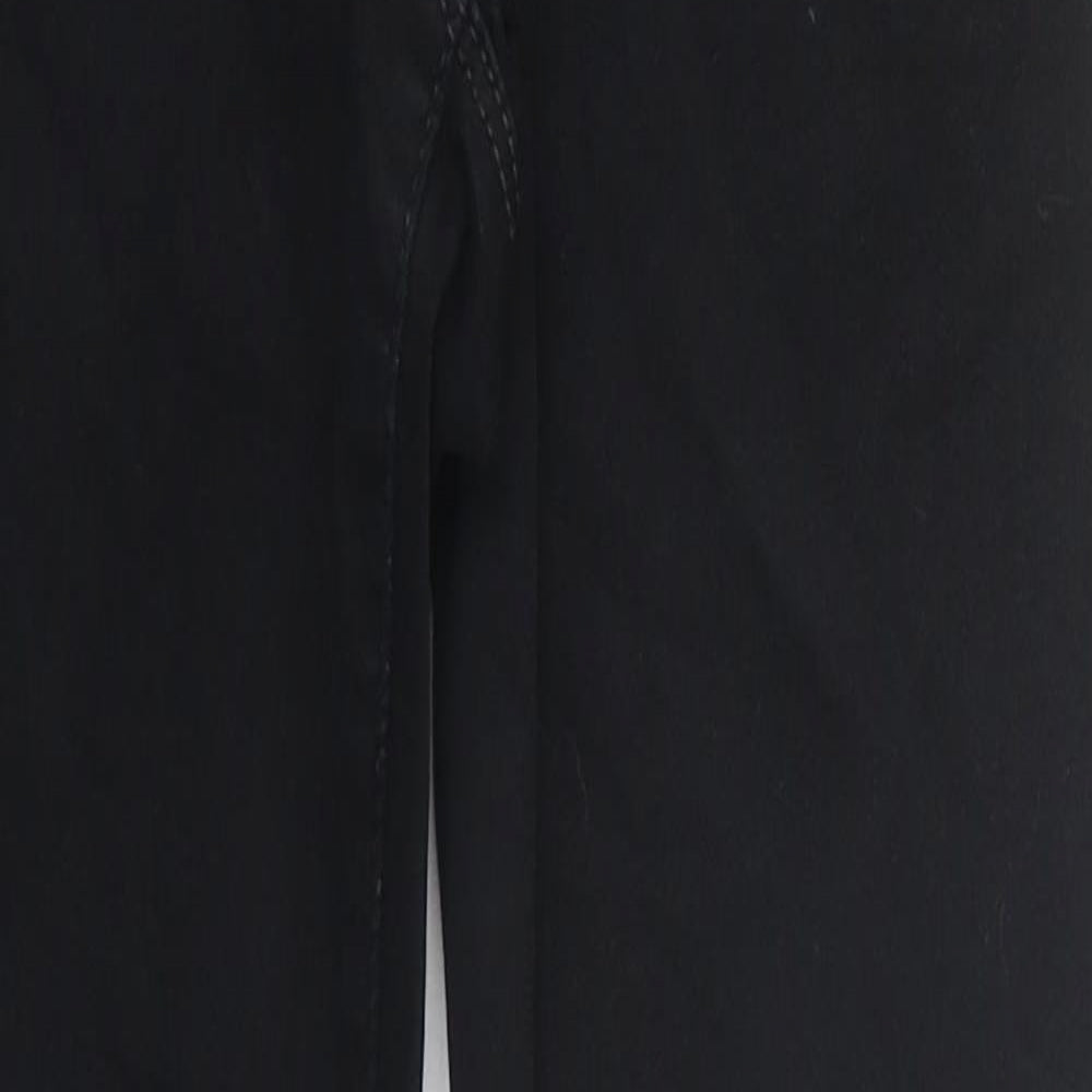NEXT Womens Black 100% Cotton Skinny Jeans Size 8 L26 in Regular Zip