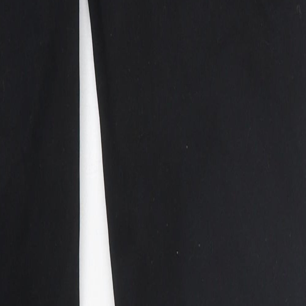 NEXT Womens Black 100% Cotton Skinny Jeans Size 8 L26 in Regular Zip