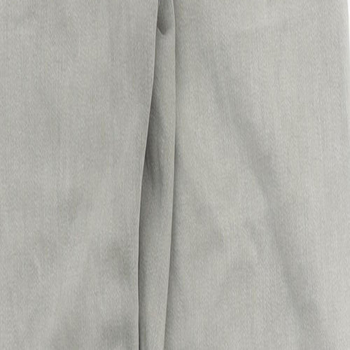 Preworn Womens Grey 100% Cotton Skinny Jeans Size 30 in L32.5 in Regular Zip