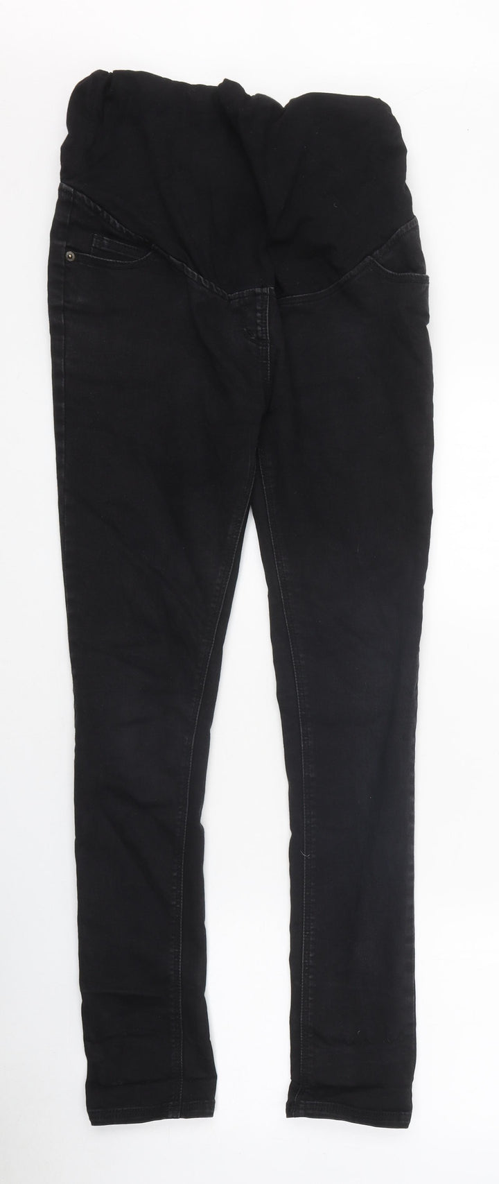 JoJo Maman Bébé Womens Black Polyester Skinny Jeans Size S L29 in Regular