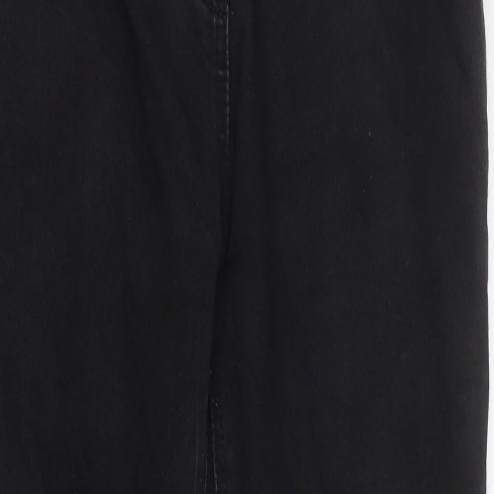 JoJo Maman Bébé Womens Black Polyester Skinny Jeans Size S L29 in Regular