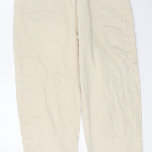 Preworn Womens Black 100% Cotton Straight Jeans Size 30 in L23 in Regular Zip