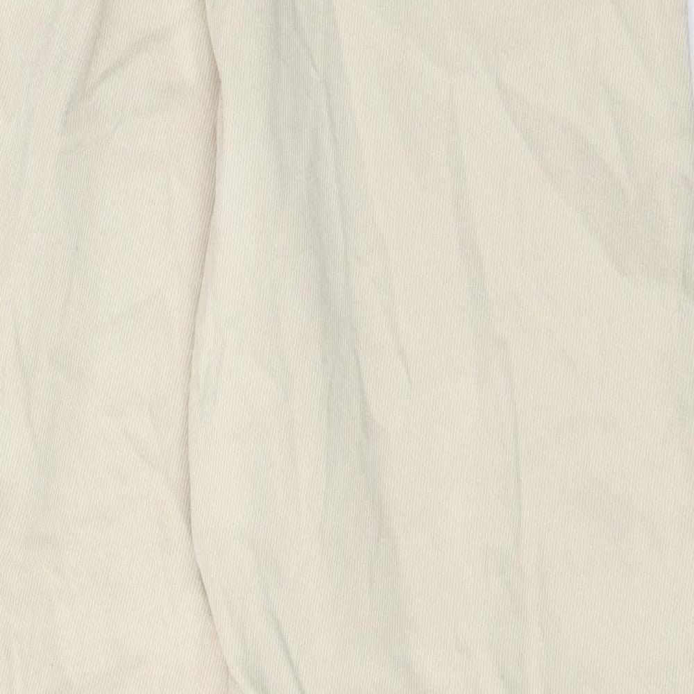 Preworn Womens Black 100% Cotton Straight Jeans Size 30 in L23 in Regular Zip
