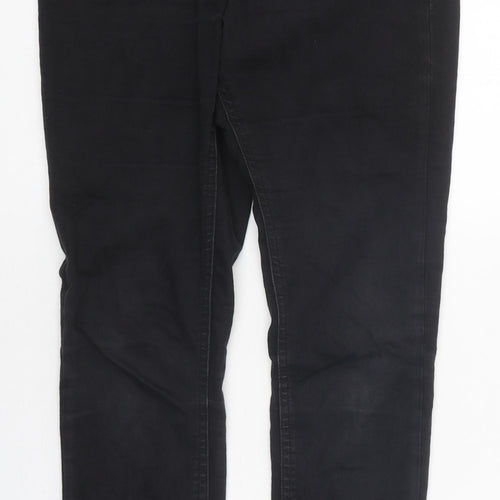 ASOS Mens Black Cotton Skinny Jeans Size 29 in L34 in Regular Zip