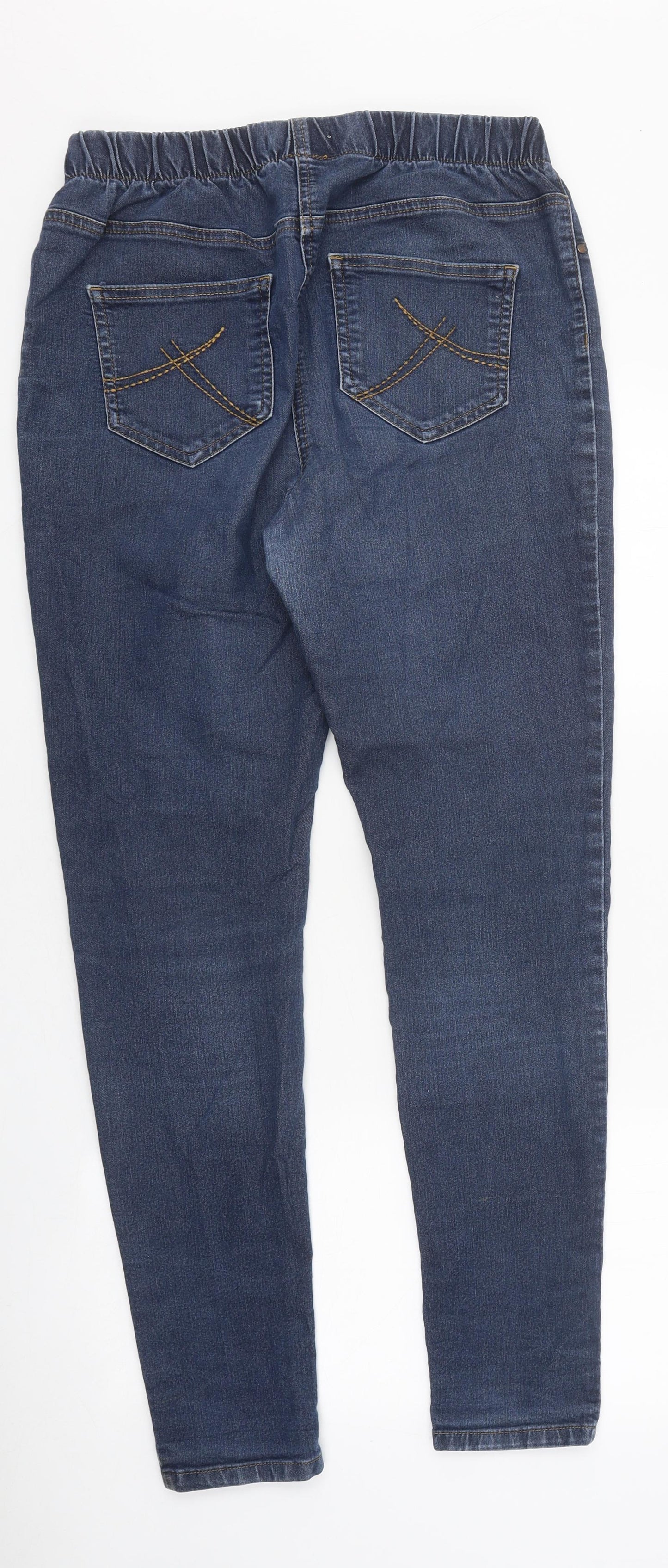 TU Womens Blue 100% Cotton Jegging Jeans Size 14 L21 in Regular