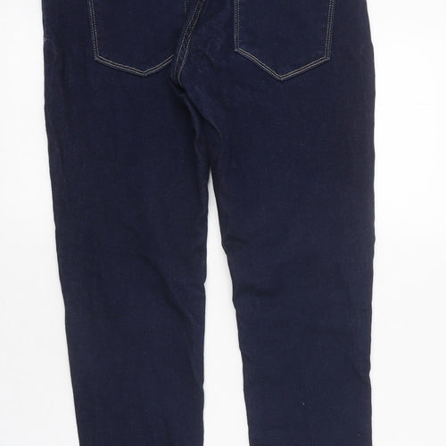 Mini Womens Blue 100% Cotton Skinny Jeans Size L L27 in Regular Zip