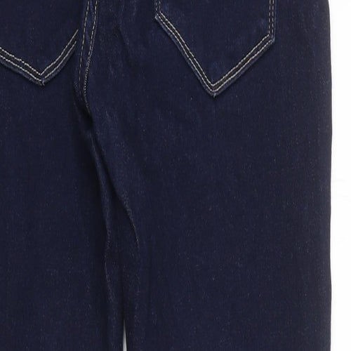 Mini Womens Blue 100% Cotton Skinny Jeans Size L L27 in Regular Zip