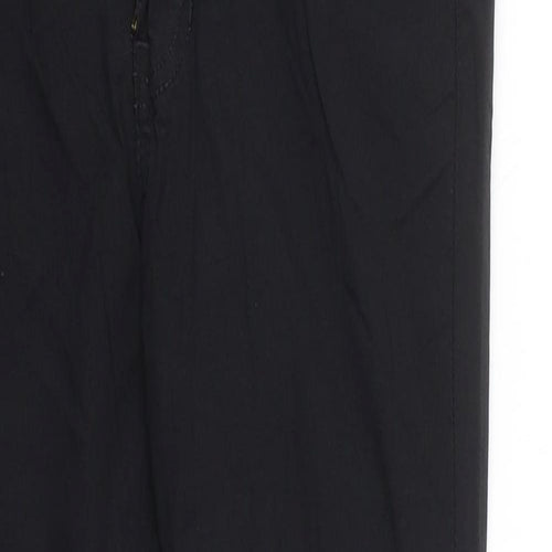 Sinister Womens Black 100% Cotton Skinny Jeans Size S L26 in Regular Zip