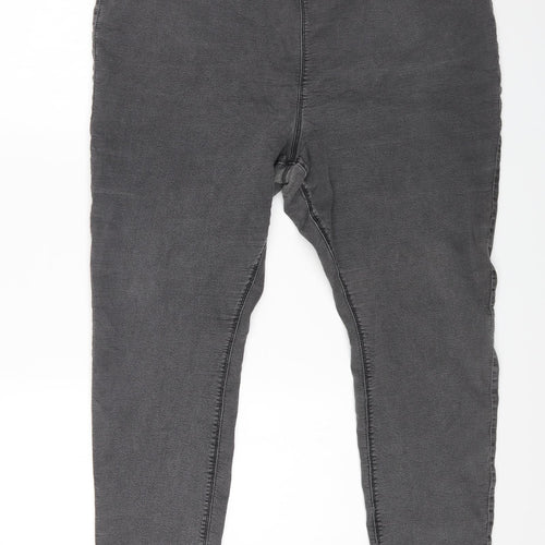 Papaya Womens Grey Cotton Jegging Jeans Size 24 L27 in Regular