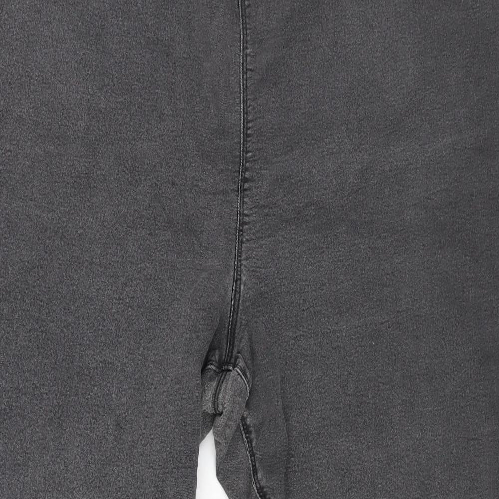 Papaya Womens Grey Cotton Jegging Jeans Size 24 L27 in Regular