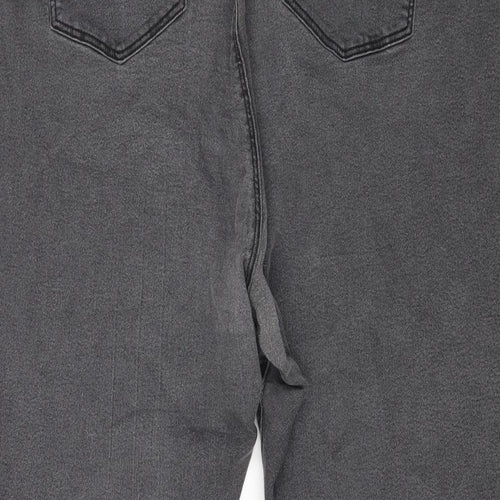 Papaya Womens Grey Cotton Jegging Jeans Size 24 L27 in Regular