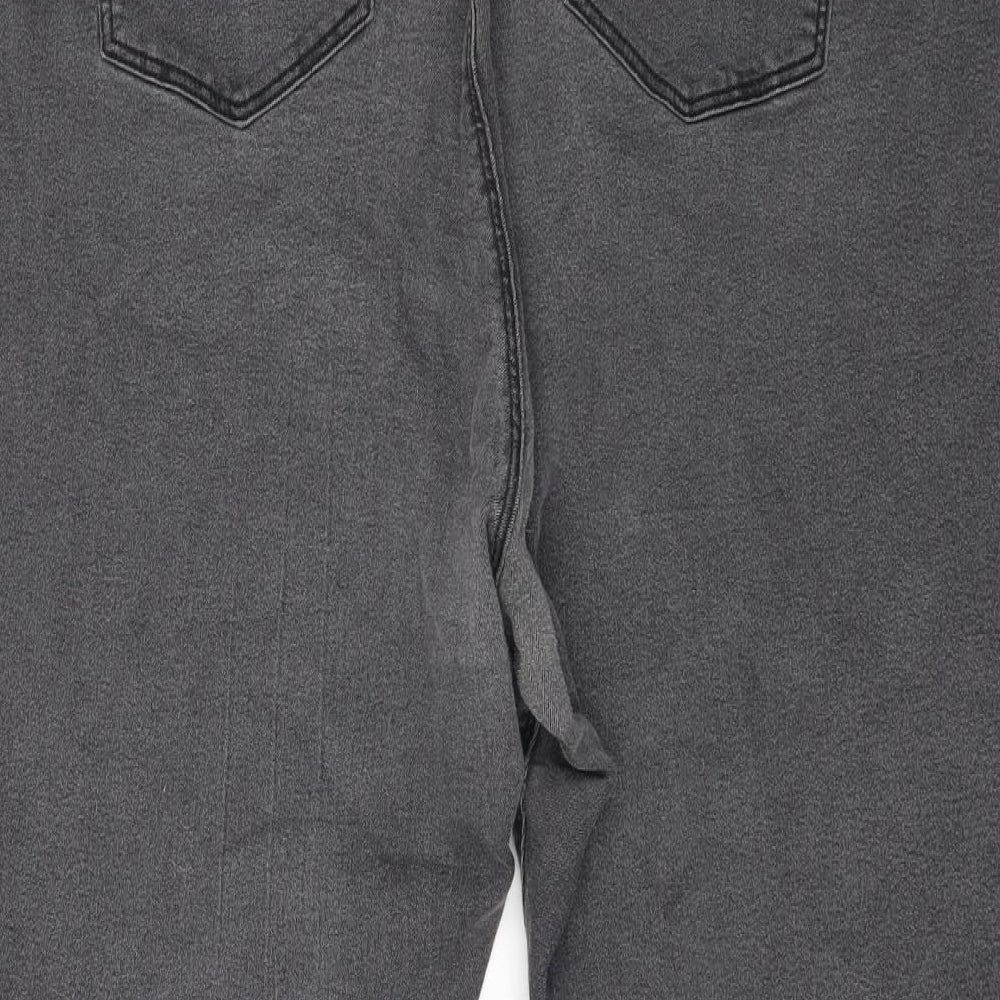 Papaya Womens Grey Cotton Jegging Jeans Size 24 L27 in Regular