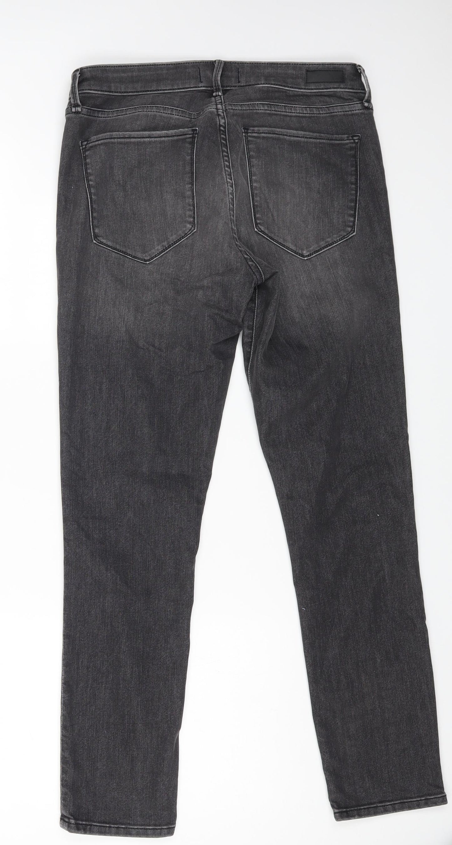 Abercrombie & Fitch Mens Black Cotton Skinny Jeans Size 30 in L27 in Regular Zip