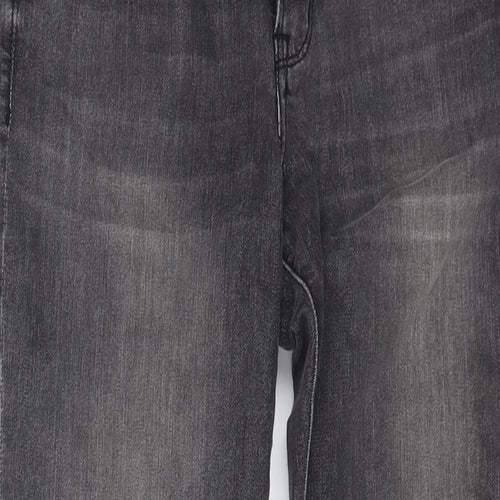 Abercrombie & Fitch Mens Black Cotton Skinny Jeans Size 30 in L27 in Regular Zip