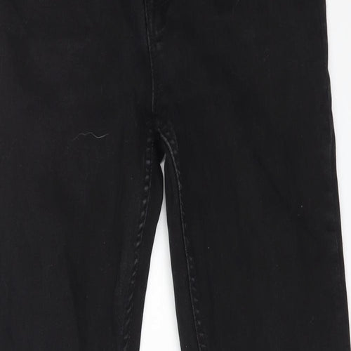ASOS Womens Black Cotton Skinny Jeans Size 28 in L30 in Regular Zip