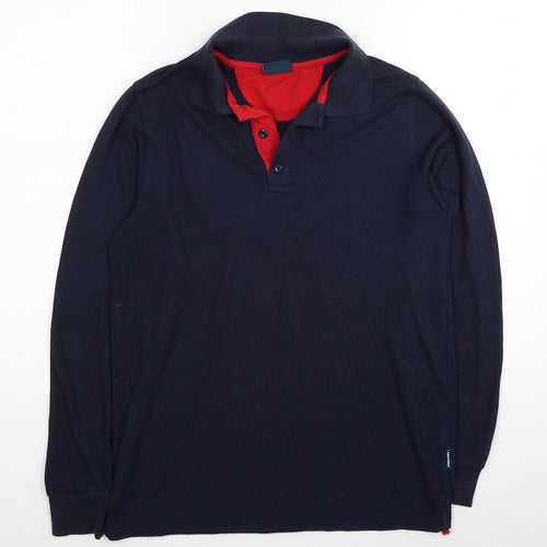 South Bay Mens Blue Polyester Pullover Sweatshirt Size S