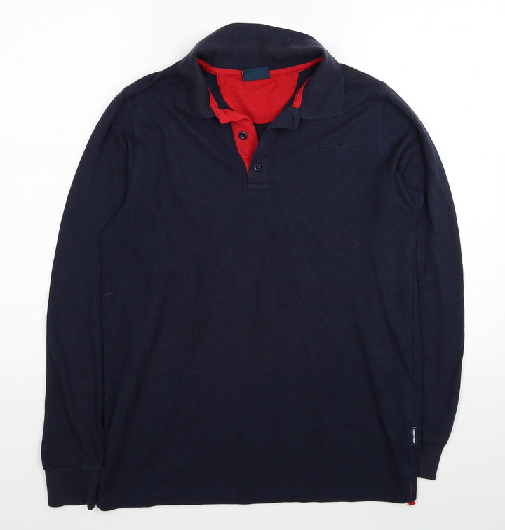 South Bay Mens Blue Polyester Pullover Sweatshirt Size S