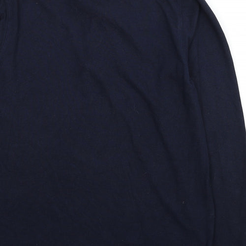 South Bay Mens Blue Polyester Pullover Sweatshirt Size S