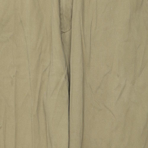 Easy Mens Beige Cotton Chino Trousers Size 40 in L30 in Regular Zip