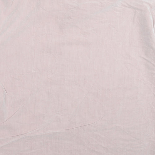 Quiksilver Womens Pink Viscose Basic Button-Up Size L Collared