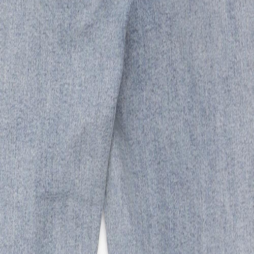 Topshop Womens Blue Cotton Skinny Jeans Size 25 in L32 in Regular Zip