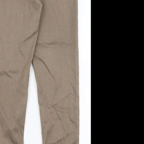 Marks and Spencer Womens Brown Cotton Jegging Jeans Size 12 L26 in Regular