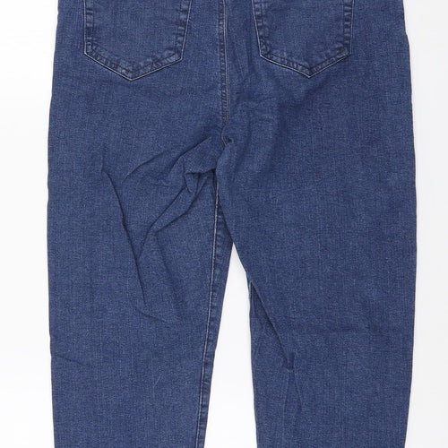 Intuition Womens Blue Cotton Cropped Jeans Size 14 L21 in Regular